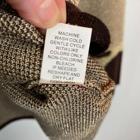 Cotton & Rye Sweater Scenic Desert Southwestern Howling Coyote Bell Sleeve Med - Picture 8 of 15